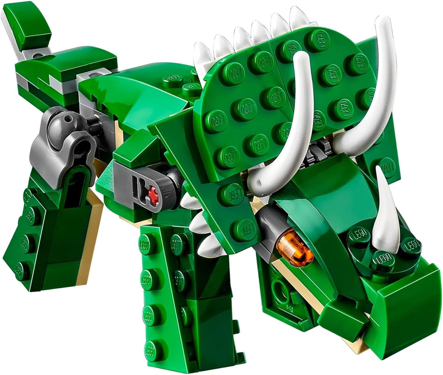 LEGO Creator 3 in 1 Mighty Dinosaur Toy | Transforms from T. rex to Triceratops to Pterodactyl Dinosaur Figures | Great Gift for 7-12 Year Old Boys & Girls | 31058