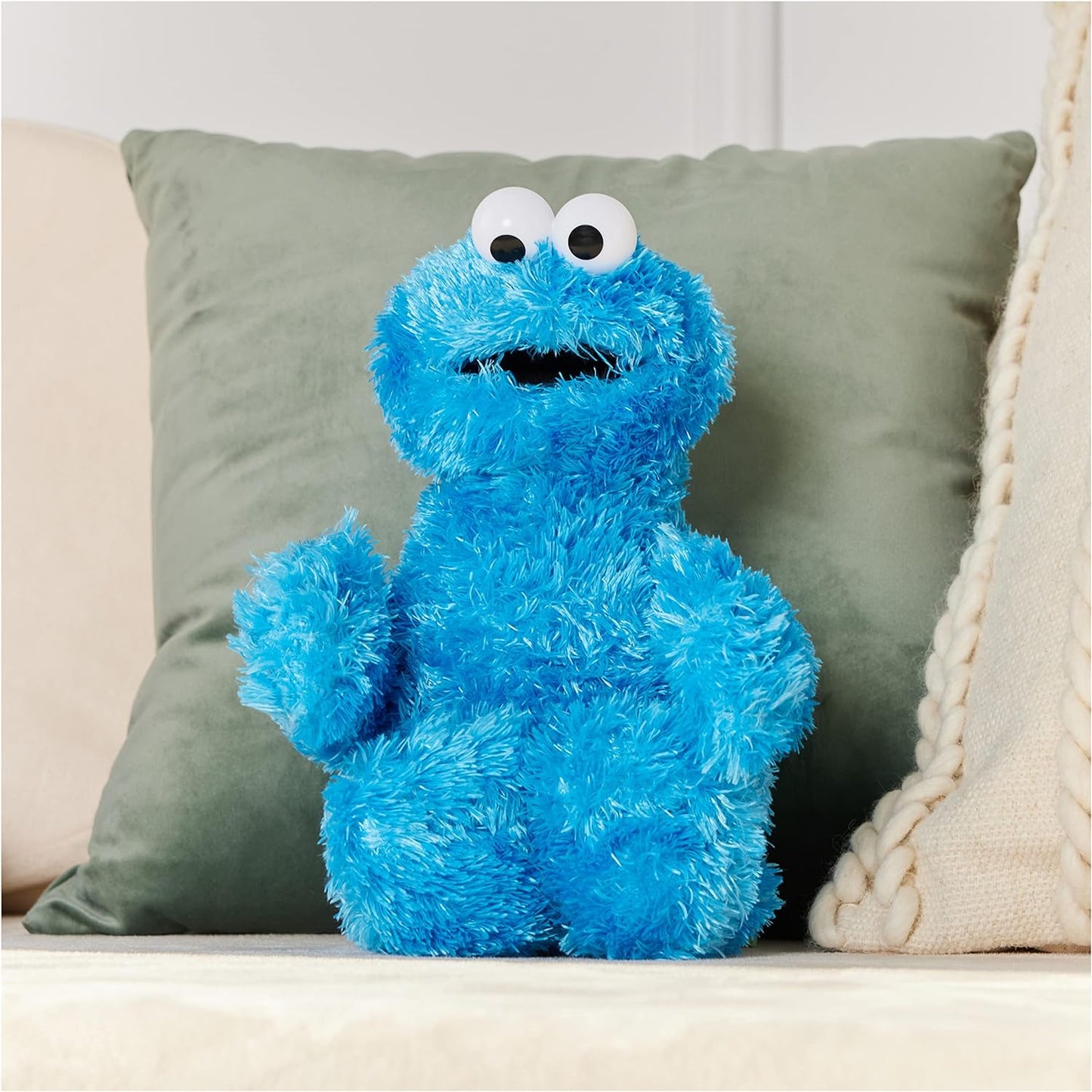 GUND Sesame Street Official Cookie Monster Muppet Plush | Premium Plush Toy for Ages 1 & Up | Blue | 12”