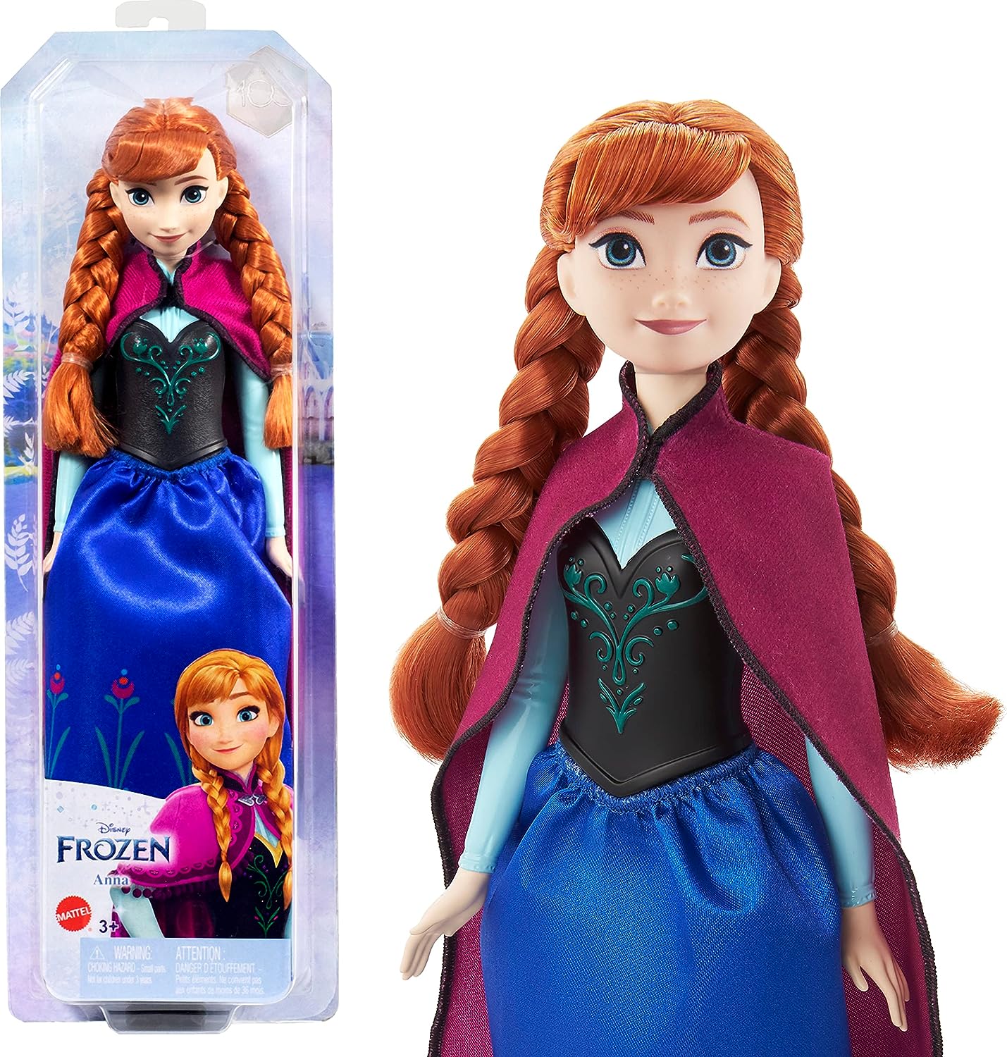 Mattel Disney Princess Dolls | Elsa Posable Fashion Doll with Signature Clothing and Accessories | Mattel Disney's Frozen Movie Toys